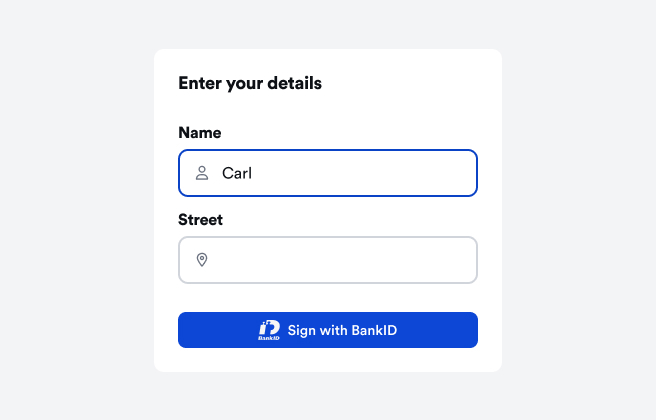 G-Gravity Forms GrandID / BankID